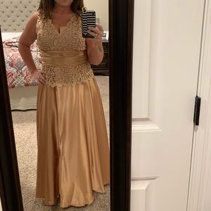 Champagne formal gown